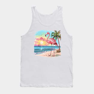 Flamingo Lovers Summer Vibes Tank Top